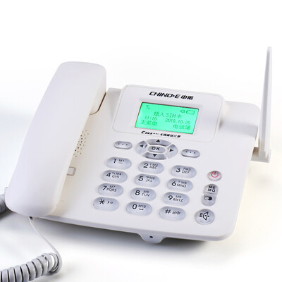 

(CHINO-E) C265 беспроводной карточный аппарат, мобильный телефон Unicom SIM-карта телефон стационарный / фиксированная карта телефон / мобильный фиксированный белый