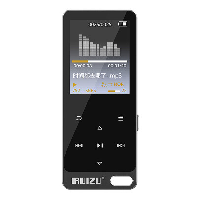 

RUIZU X05S Плеер MP3 / MP4 8G черный металлический корпус