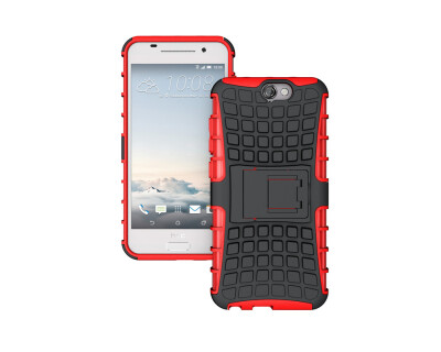 

Htc A9 CaseGangxun Heavy Duty Armor Dual Layer Rugged Hybrid Hard Shockproof Case with Kickstand for Htc A9 Cover (red