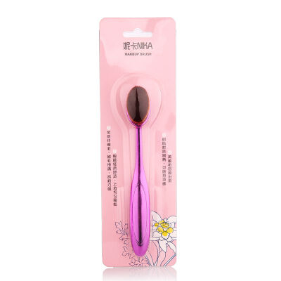 

[Jingdong supermarket] Nicole NIKA long handle toothbrush type puffs professional make-up brush powder powder scattered face multi-functional paint (rose red) NKS0018