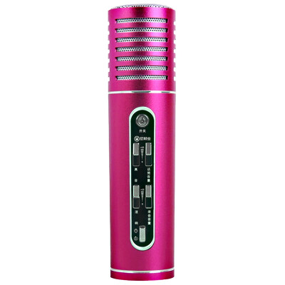 

Fighting insects MC-092 mobile phone microphone universal K song phone microphone microphone microphone microphone YY singing microphone microphone microphone live set red