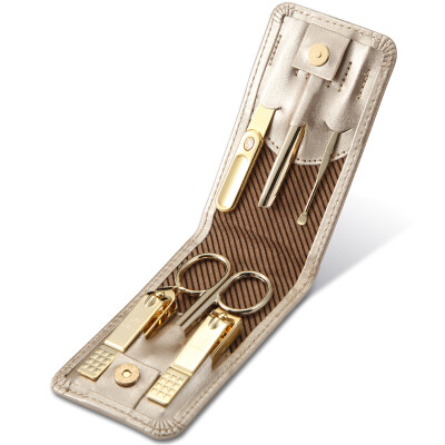 

777 Nail Knife Set Nail Clamp Clamp Repair Beauty Set 6pcs Set TS-0909KG Gold (Import)