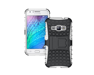 

Samsung J120 Case Gangxun Heavy Duty Armor Dual Layer Rugged Hybrid Hard Shockproof Case with Kickstand for Samsung J120 Cover wh