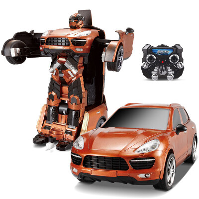 

Jia Qi (JIAQI) TT664 Cayenne car robot electric remote control smart deformation of a remote control car super change Thunder God of war car model toys