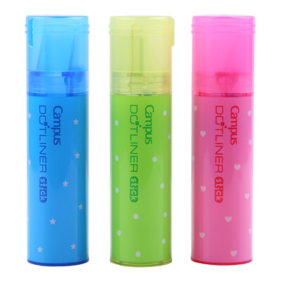 

KOKUYO-D900-06X3 Campus Lipstick Double-sided Adhesive Tape 6mm 8m Color Mixing 3 Pack