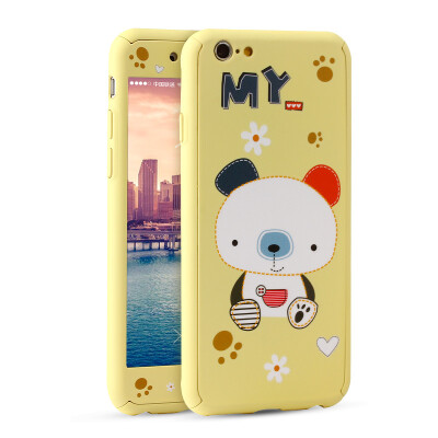 

Excellent plus iPhone7 plus phone shell / Apple 7plus mobile phone case cartoon all-inclusive protective sleeve anti-wrestling mobile phone sets MY bear