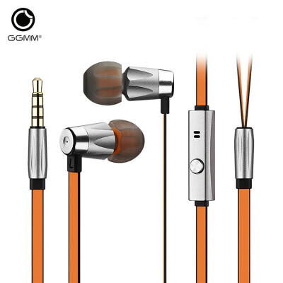 

GGMM Alauda Original In-Ear Earphone Metal Stereo Music Earphones Wired Control with MIC Hands Free Sports Ear Phones for iOS