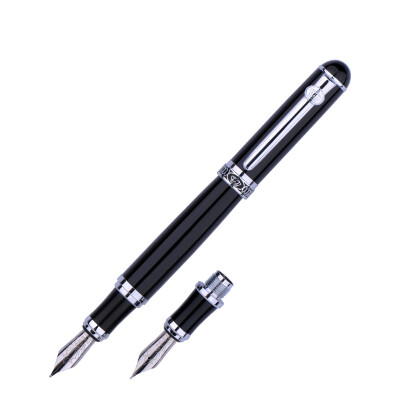 

Duke DUKE impression series silver clip bright black dual-use pen pen art pen tip combination pen