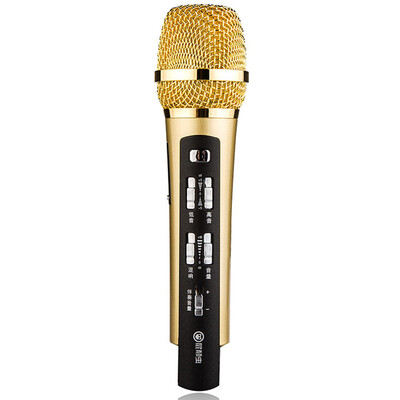 

Flying worms MC-600 car wireless microphone microphone universal K song phone microphone KTV singing microphone microphone yy computer microphone moving wheat gold