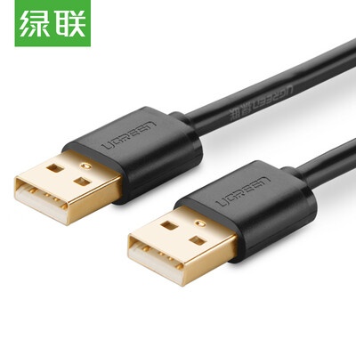 

Green UGREEN USB data cable 20 male to female double-headed mobile hard disk box connection cable radiator data cable 025 m black 10307
