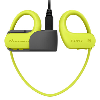 

Sony (SONY) Переносные спортивных водонепроницаемые музыкальный проигрыватель WS623 (зеленый лайм)