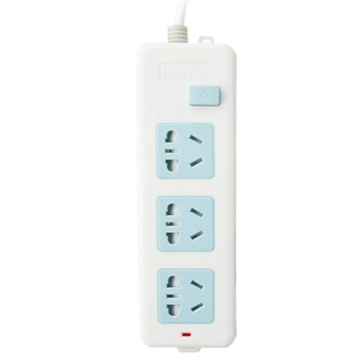 

Hongyan HONYAR ZDT301-18 3-bit 18m long child protection door control switch socket plug plug board