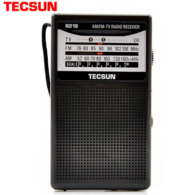 

Tecsun Tecsun radio sound full range of elderly TV audio FM band modulation elderly portable semiconductor campus broadcast black R218