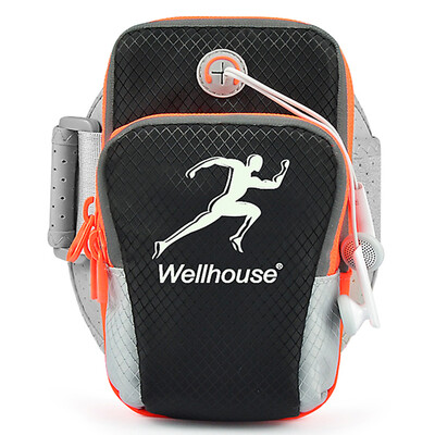 

WELLHOUSE mobile arm arm running music wristball sports men&women riding fitness night light couple models