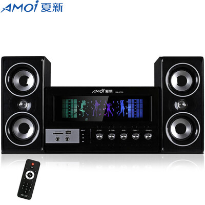 

Amoi SM-6700 Multimedia Desktop 2.1 Компьютер Bluetooth Аудио сабвуфер Активный динамик для ноутбука (черный)
