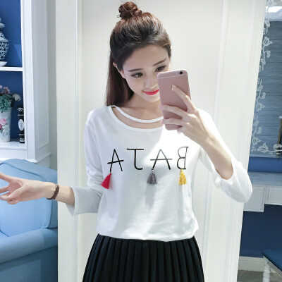 

VIVAHEART Korean T-shirt Tuxedo Long Sleeve Loose Casual Women's T-Shirt T-Shirt VWTC172336 Pink