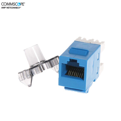 

CommScope 8-1933748-6 six modules blue the original Amp brand