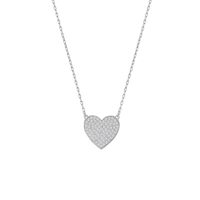 

SWAROVSKI Swarovski Cupid Small Silver Transparent Love Necklace 5198938