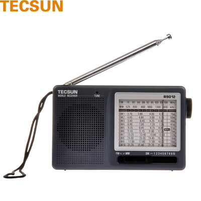 

(TECSUN) R9012 портативный пожилой полупроводниковый полнополосный высокочувствительный радиоприемник (12 полос)
