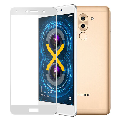 

Длинные выключения Huawei Glory Play 6X стальной мембраны сотовый телефон фильм полноэкранный фильм, охватывающий взрывозащищенный защиты экрана пленку стали пригодную для Huawei Glory Играть 6X (белый)