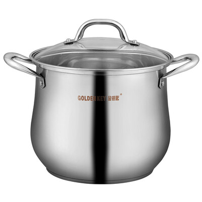 

Golden Key GOLDEN KEY soup pot 304 stainless steel thickening of the special pot soup 24cm GK-TG24K1F