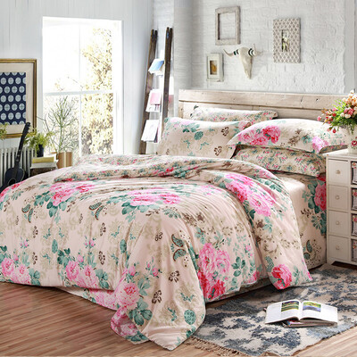 

Ai Wei bedding home textiles sheets four sets of cotton bedding 4 sets of cotton 15 18 bed Pamela