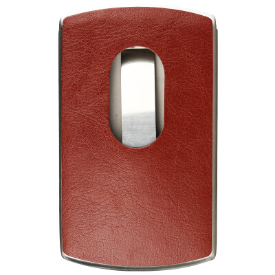 

Flower set set of stainless steel business card holder push business card holder business creative gift coffee color super fiber leather surface