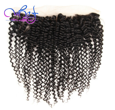 

WYF Hot Selling Brazilian Virgin Curly Hair Lace Frontal 7A Cheap Curly Full Lace Frontal With Baby Hair Popular Lace Frontal