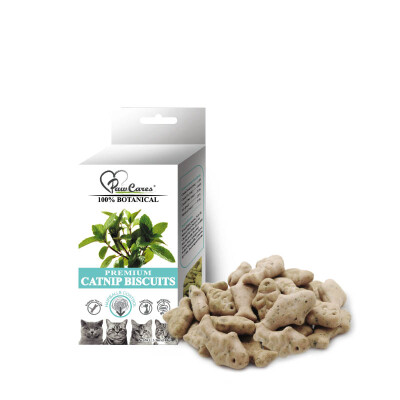 

Бое Kexin (PawCares) натуральный CATNIP печенье (контроль Hairballs) кошачьи печенья 100г
