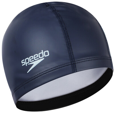 

Speedo Speedo swimming cap PU material outside the rubber cloth soft&comfortable long hair waterproof ear protection fashionable color swimming cap 872064-0002 sea blue