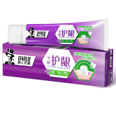 

Черный (Darlie) специализируется на зубную пасту 120g (уход десневого) (старая и новая упаковка случайное распределение)