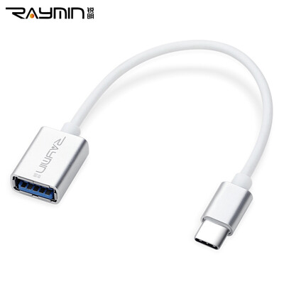 

Rui Ming RM3918AL Type-C to USB30 female OTG cable support MacBook music as mobile phone millet 5 Meizu pro U disk keyboard&mouse aluminum