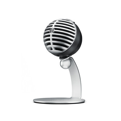 

Shure конденсаторные микрофоны Shure MV5 Digital Home Recording микрофон подкаста телефон Светло-серый