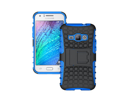 

Samsung J120 Case Gangxun Heavy Duty Armor Dual Layer Rugged Hybrid Hard Shockproof Case with Kickstand for Samsung J120 Cover (bl