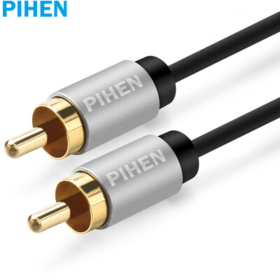 

PIHEN PH-YPX056 Цифровая коаксиальная аудио линия Сабвуфер RCA Лотос для подключения к громкоговорителю SPDIF аудиоусилитель 75 Европейский видеокабель 2 метра