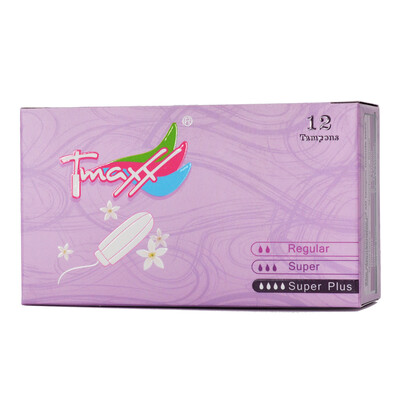 

Tmaxx refers to the type of incense-free tampons (very large) 12 loaded