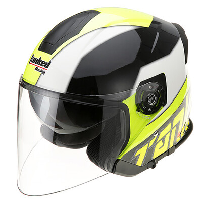 

Tank Tanked Racing motorcycle helmet electric battery car helmet double lens T597 four seasons universal XXL code fluorescent yellow discis