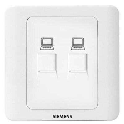 

Siemens SIEMENS 5TG01231CC1 switch socket vision dual dual computer socket elegant white