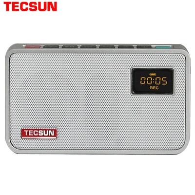 

Tecsun Radio Repeater Card Audio Recorder Elderly Semiconductor English Learning Machine Radio Small Sound White ICR100