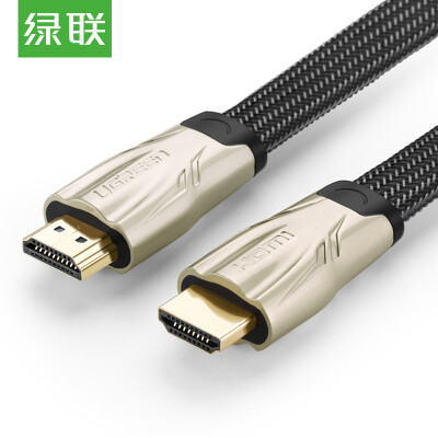 

Green UGREEN HDMI cable version 20 2K 4K digital high-definition line flat line 3D video cable laptop connection projector display data cable 3 m 10253