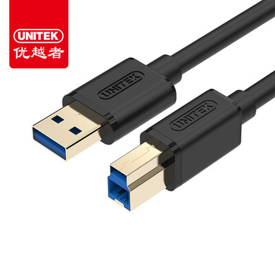 

UNITEK) high-speed USB printer cable 5 meters USB2.0 square print line AM / BM data cable Canon HP Epson HP cable Y-C421EBK