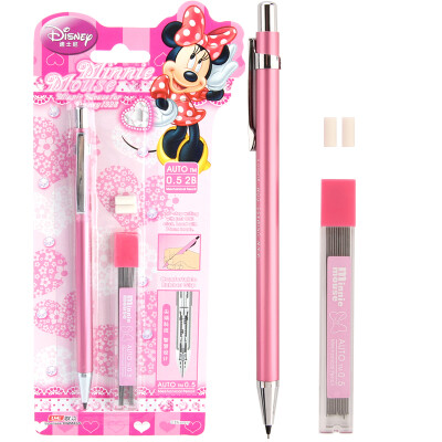 

Disney (Disney) metal pole automatic pencil refills 0.5 primary school students stationery set Minnie Z6128