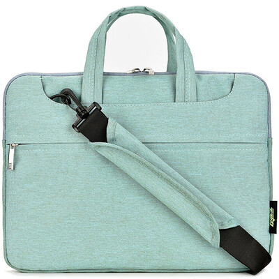 

Cloud Power T-700 Business Shoulder Водонепроницаемый карманный ноутбук для ноутбука Macbook Air / Pro Tank Pack Green 15.6 "
