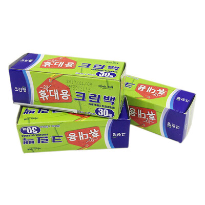 

Cleanwrap Южная Корея импортировала продовольствие мешки для хранения сумки сумки 25 * 35см Портативный 3 Упакованные C02525.33