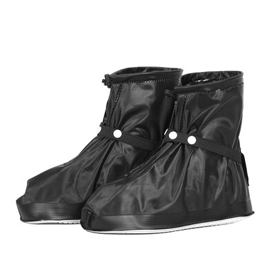 

Eva Love Rain Shoe Cover Waterproof Rainy Day Anti-slip Waterproof Shoe Cover Men & Women Non-slip Thickening Wear-resistant Rainproof Shoe Jacket Black M