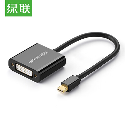 

Зеленый Альянс (UGREEN) Mini DP to DVI Активный адаптер Mini Displayport Конверсионный кабель Apple MacBook Lightning Interface Converter Video Line 10448