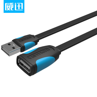 

Weining VENTION USB20 data extension line male to female AM ​​ AF computer U disk mouse keyboard data lengthening cable 1 meter black VAS-A10-B100