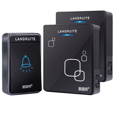 

Lenrit LR-1688HY-2 doorbell old man call guest guest home wireless doorbell black silver