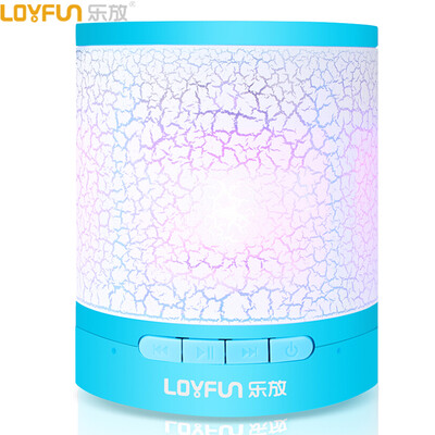 

Le поставил (LOYFUN) A4 Desktop Mini Bluetooth беспроводной динамик телефона карты небольшой стерео портативный наружный динамик (синий)