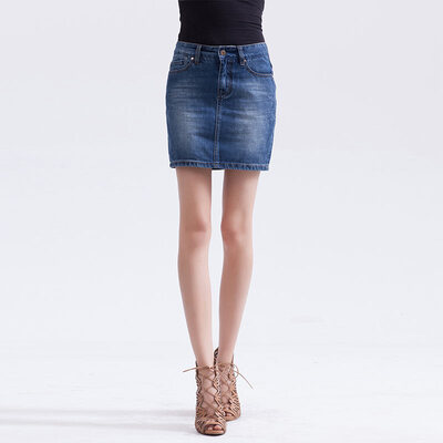

Pierre cardin pierre cardin 845304 female 2016 spring&summer new fashion wild commuter denim skirt dark blue 27 yards